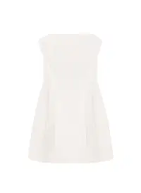 Elsie Strapless Mini Dress(White,00)
