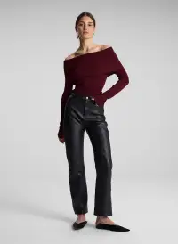 Cameron Leather Pant(Black,24)