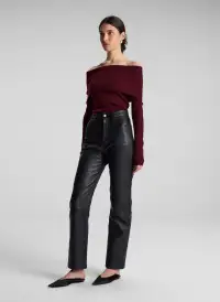 Cameron Leather Pant(Black,24)