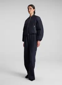 Zane Nylon Bomber Jacket(Maritime Navy,XS)