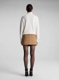 May Wool Cashmere Mini Skirt(Camel,00)