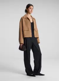 Winston Wool Cashmere Jacket(Camel,XS)