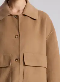 Winston Wool Cashmere Jacket(Camel,XS)
