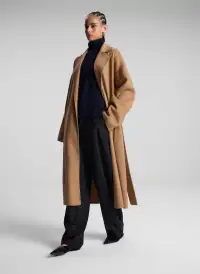 Peter Wool Cashmere Coat(Camel,XS)