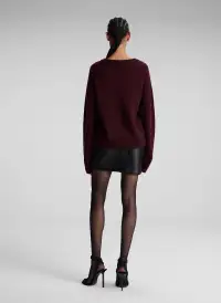 Cowan Leather Mini Skirt(Black,00)