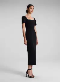 Elvie Midi Dress(Black,00)
