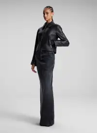 Tatum Leather Jacket(Black,00)