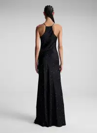 Sybil Embellished Maxi Dress(Black/Silver,00)