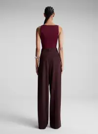 Cleo Compact Knit Top(Mulberry,XS)