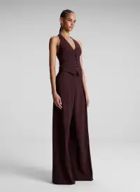 Woodson II Tailored Vest(Chocolate Plum,00)