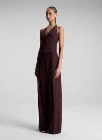 Woodson II Tailored Vest(Chocolate Plum,00)