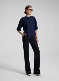 Albie Cotton Jersey Tee(Maritime Navy,XS)