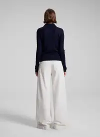 Alex Fine Merino Polo Top(Navy,XS)