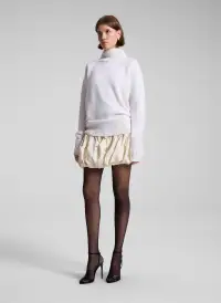 Holly Embellished Convertible Skirt(Cream,XS)