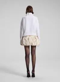 Holly Embellished Convertible Skirt(Cream,XS)
