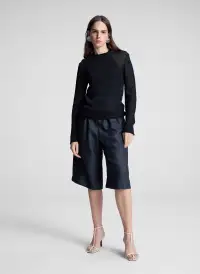 Bodie Raffia Short(Deep Navy,XXS)