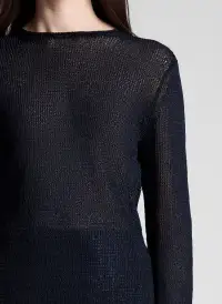 Ash Open Knit Sweater(Midnight,XS)