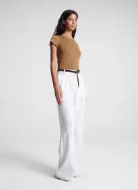 Avery Cotton Rib Baby Tee(Aged Bronze,XS)