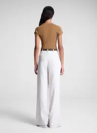 Avery Cotton Rib Baby Tee(Aged Bronze,XS)
