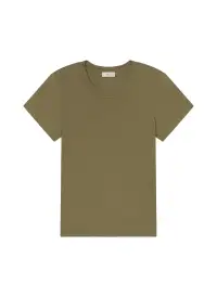 Avery Cotton Rib Baby Tee(Eucalyptus,XS)
