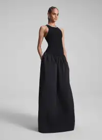 Jacqueline Maxi Skirt(Black,XS)