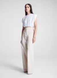 Billie Cropped Tee(White,XS)