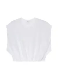 Billie Cropped Tee(White,XS)