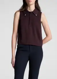 Blaine Sleeveless Top(Chocolate Plum,00)