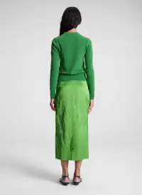 Bradley Cotton Boucle Sweater(Clover,XS)