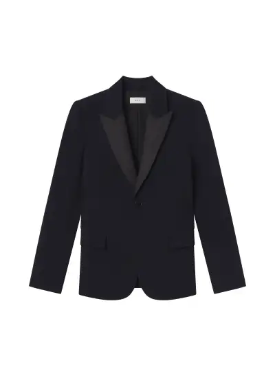 Brandon Tailored Tux Jacket(Evening Blue/Black,00)