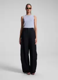 Brie Cotton Cargo Pant(Black,00)