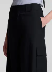 Brie Cotton Cargo Pant(Black,00)