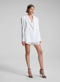 Caleb Soft Suiting Jacket(White,00)