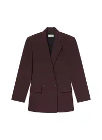 Calla Oversized Tailored Jacket(Chocolate Plum,00)