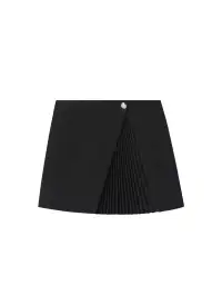 Callen Pleated Mini Skirt(Black,00)