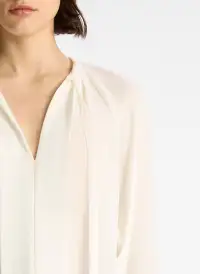 Frida Silk Top(Coconut Milk,00)