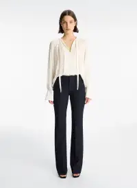 Frida Silk Top(Coconut Milk,00)