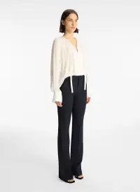 Frida Silk Top(Coconut Milk,00)