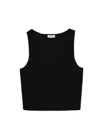 Cleo Compact Knit Top(Black,XS)