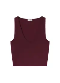 Cleo Compact Knit Top(Mulberry,XS)