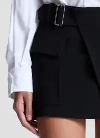 Conan Tailored Mini Skirt(Black,00)