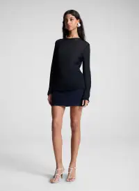 Ash Open Knit Sweater(Midnight,XS)
