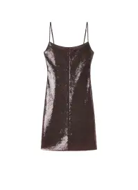 Dani Sequin Embellished Mini Dress(Smoke,XXS)