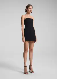 Elsie Strapless Mini Dress(Black,00)