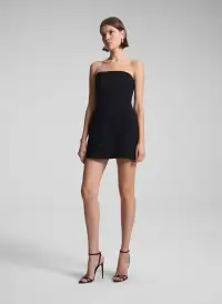Elsie Strapless Mini Dress(Black,00)