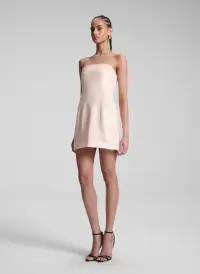 Elsie Strapless Sequin Mini Dress(Blush,00)