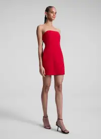 Elsie Strapless Mini Dress(Really Red,00)