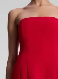 Elsie Strapless Mini Dress(Really Red,00)