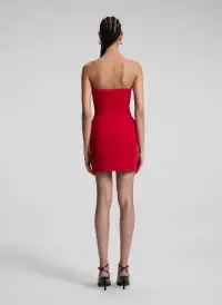 Elsie Strapless Mini Dress(Really Red,00)
