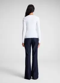 Fisher Fine Cotton Cardigan(Bright White,XS)
